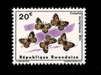 postzegel 113 Rwanda vlinders Colotis aurigineus, Ophalen of Verzenden, Overige landen, Postfris