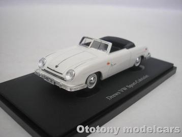 Drews VW Volkswagen Sport Cabriolet 1949 Wit 1/43 Autocult beschikbaar voor biedingen