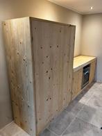 Keukenblok van terug gedroogd en geschaafd steigerhout, Ophalen of Verzenden, Nieuw