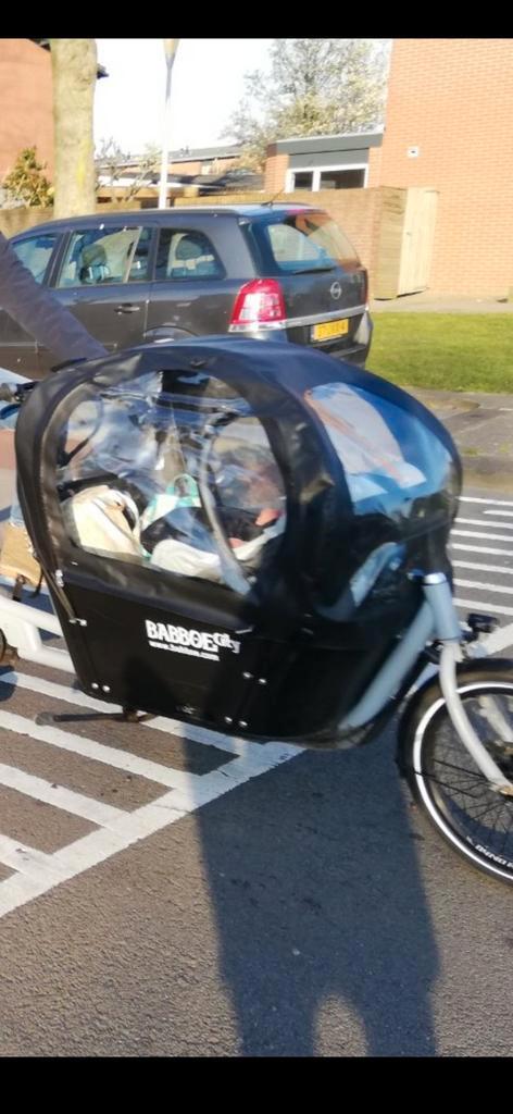 accessoires Babboe city, regentent, 2e bankje en fdekktent,, Fietsen en Brommers, Fietsen | Bakfietsen, Gebruikt, Overige merken
