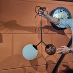 Hang lampen, Huis en Inrichting, Lampen | Hanglampen, Ophalen, Zo goed als nieuw, Glas, 75 cm of meer