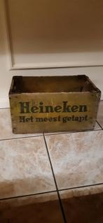 Houten Heineken bierkratje .., Ophalen of Verzenden, Minder dan 50 cm, Minder dan 50 cm