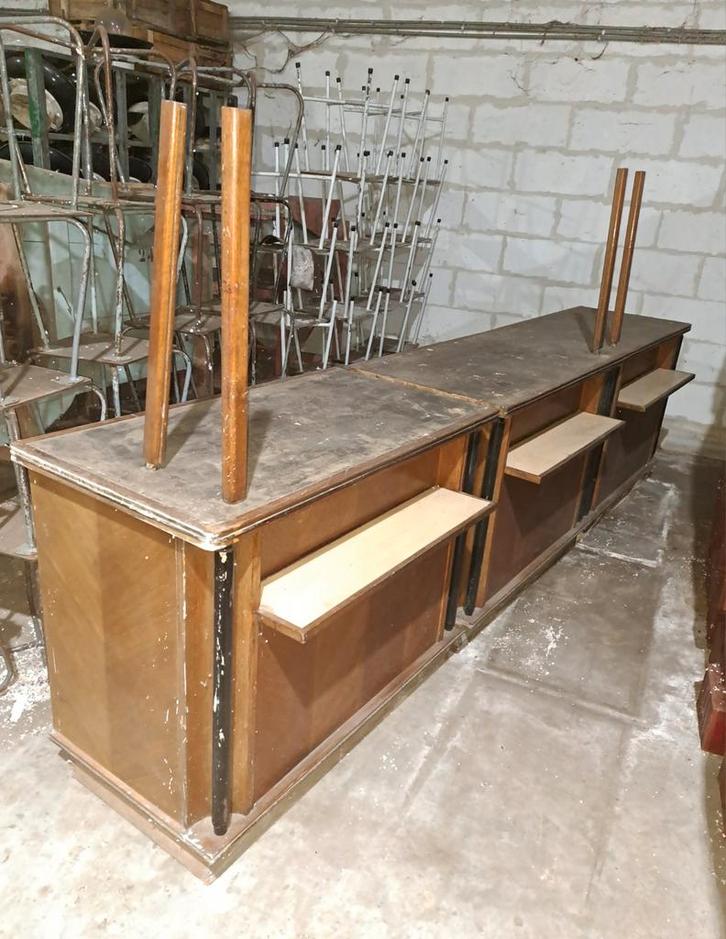 Toonbank apothekerstoonbank decoratie, Antiek en Kunst, Curiosa en Brocante, Ophalen