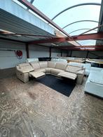 Leren electrische relax hoekbank bank bankstel Z.g.a.n., 2871SK, Mariansoliak8@gmail.com, Ophalen of Verzenden, Zo goed als nieuw