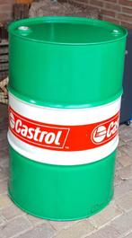 Olievat oliedrum ton Castrol 200 liter, Ophalen, Vuurkorf
