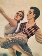 Gravure / prent ballet d amarin jaren 40, Antiek en Kunst, Kunst | Etsen en Gravures, Ophalen of Verzenden