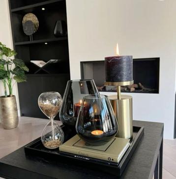 Kersten Luxe kaarshouder Luster Sara gold  11x33 cm beschikbaar voor biedingen