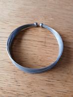 Stalen Bangle ketting, Ophalen of Verzenden, Zo goed als nieuw, Zilver