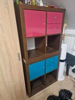 Ikea kallax kasten 2x met deurtjes en laden 79x39x79, Huis en Inrichting, Kasten | Overige, Ophalen, Gebruikt