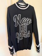 Nikkie trui met New York print - Maat L, Ophalen of Verzenden, Zo goed als nieuw, Maat 42/44 (L), Zwart