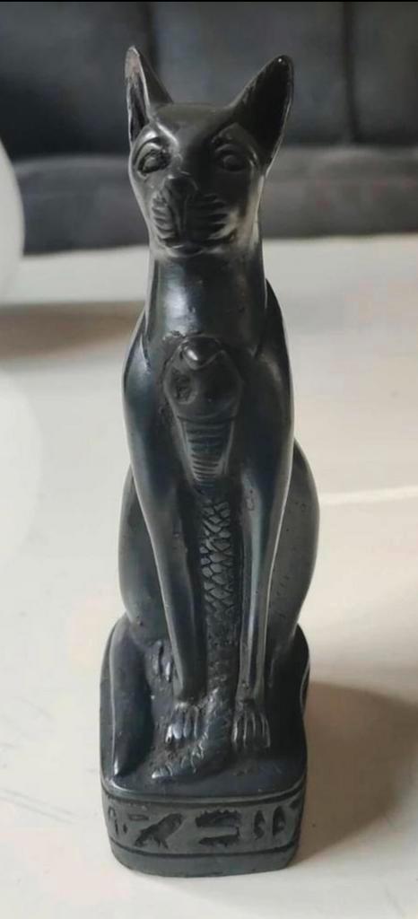 Egyptisch Bastet-katbeeldje/godheid, Antiek en Kunst, Kunst | Beelden en Houtsnijwerken, Ophalen