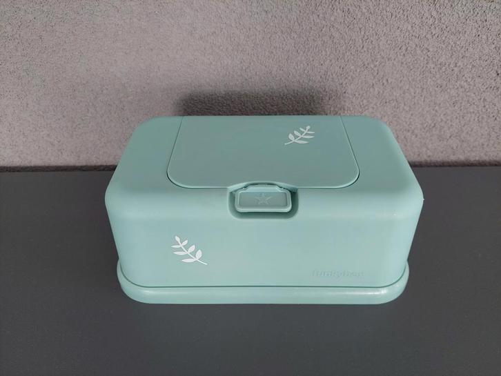 Babydoekjes Box Funkybox mint leave blad, Kinderen en Baby's, Badjes en Verzorging, Zo goed als nieuw, Overige typen, Overige merken