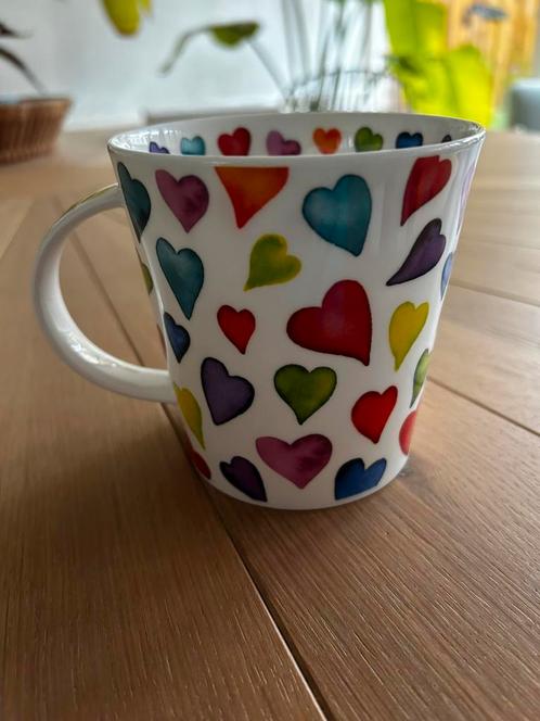 Dunoon cairngorm mok Bessey Warm Hearts 480ml, Huis en Inrichting, Keuken | Servies, Nieuw, Kop(pen) en/of Schotel(s), Overige stijlen