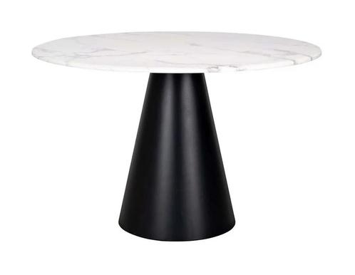 Richmond Eettafel Degas 120Ø wit marmer, Tuin en Terras, Tuintafels, Nieuw, Rond, Ophalen