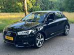 Audi A1 1.0 S-Line Sportback 2016 Airco|Navigatie|PDC, Voorwielaandrijving, Stof, A1, Zwart