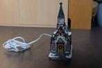 Kersthuisje kerk met verlichting, Ophalen of Verzenden, Zo goed als nieuw