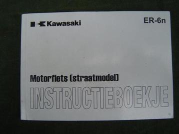 Kawasaki ER-6n 2006 motorfiets instructie boekje  ER650 A6S beschikbaar voor biedingen