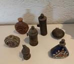 Prachtige antieke set van 7 snuifflesjes, uniek!, Ophalen