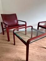 Matteo Grassi Lounge Stoelen met Salontafel, Ophalen, Gebruikt, Twee, Bruin