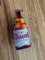 Reclamebord Duvel fles 15x25cm aluminium, Verzenden, Nieuw, Reclamebord, Plaat of Schild, Duvel