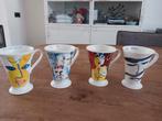 4 mooie kunstmokken, Huis en Inrichting, Ophalen, Zo goed als nieuw, Porselein, Overige stijlen
