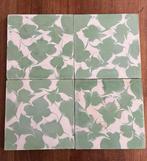Portugese cement tegels gemarmerd motief groen wit, Ophalen of Verzenden