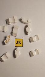 10x witte ronde hoek 2 x 2 macaroni steen, Nieuw, Ophalen of Verzenden, Lego, Losse stenen