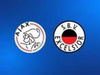 Ajax excelsior 2 kaarten vak 407, Tickets en Kaartjes, Twee personen