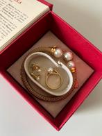 Majorica parel set 925 silver, Sieraden, Tassen en Uiterlijk, Kettingen, Ophalen of Verzenden, Zo goed als nieuw, Met edelsteen