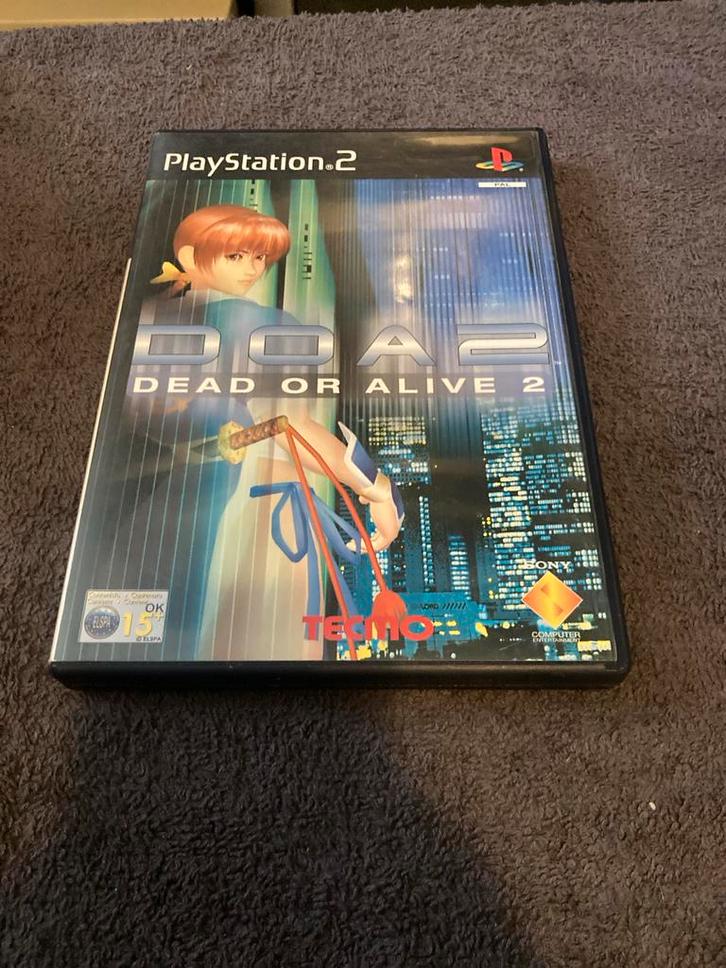 Dead or Alive 2 - PlayStation 2, Spelcomputers en Games, Games | Sony PlayStation 1, Gebruikt, Vechten, 2 spelers, Vanaf 12 jaar