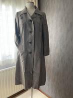 Vintage Mooie Mantel/Jas/Coat/ Pied de Poule/Houndstooth, Maat 38/40 (M), Overige kleuren, Ophalen of Verzenden, Vintage