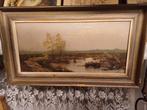 Uit erfenis antieke schilderij., Antiek en Kunst, Kunst | Schilderijen | Klassiek, Ophalen of Verzenden