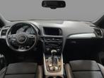 Audi Q5 2.0 TFSI quattro S-Line Black Edition, Auto's, Gebruikt, 4 cilinders, Leder en Stof, Zwart