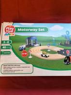 Playtive Junior Motorway Set - Houten Autobaan, Kinderen en Baby's, Speelgoed | Houten speelgoed, Ophalen of Verzenden, Nieuw