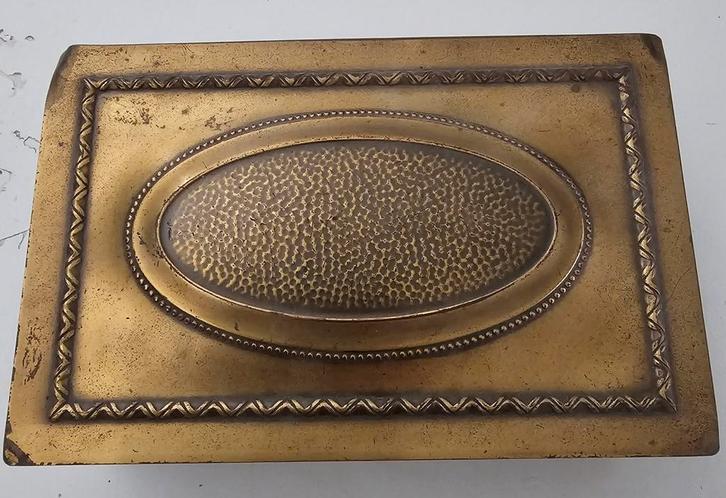 Antieke Bronzen Sierdoos, Antiek en Kunst, Antiek | Koper en Brons, Ophalen of Verzenden