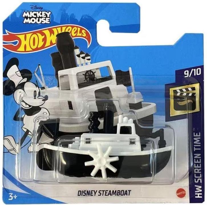 2025 Hot Wheels Disney Steamboat - Mickey Mouse, Kinderen en Baby's, Speelgoed | Speelgoedvoertuigen, Nieuw, Ophalen of Verzenden