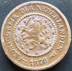HALVE CENT 1878, Verzenden, Koning Willem III, Overige waardes, Losse munt