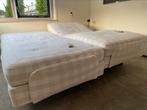 Hästens bed 2.10 x 2.10 mtr, Ophalen, Crème, Gebruikt, 210 cm