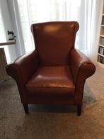 Comfortabele leren damesfauteuil, Ophalen, Gebruikt, Leer, 75 tot 100 cm