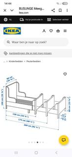 ikea BUSUNGE
Meegroeibed, wit, 80x200 cm, Hoogslaper, Eenpersoons, Minder dan 160 cm, Ophalen of Verzenden