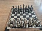 schaakspel met bijzettafel, Hobby en Vrije tijd, Gezelschapsspellen | Bordspellen, Ophalen of Verzenden, Zo goed als nieuw
