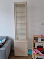 Leuke vitrinekast met geslepen glas, Ophalen, Gebruikt