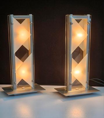 2 Italiaanse DEA illuminazione - design tafel zuillampen  beschikbaar voor biedingen