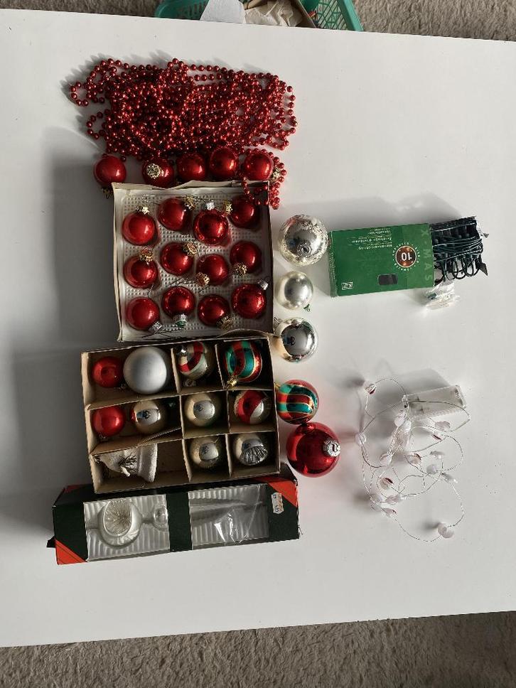 Complete kerstboom versiering, Diversen, Kerst, Gebruikt, Ophalen of Verzenden