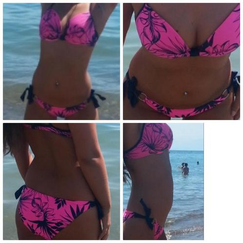 Bikini roze maat s broekje set badpak semikini fuchsia, Kleding | Dames, Badmode en Zwemkleding, Gedragen, Bikini, Roze, Verzenden