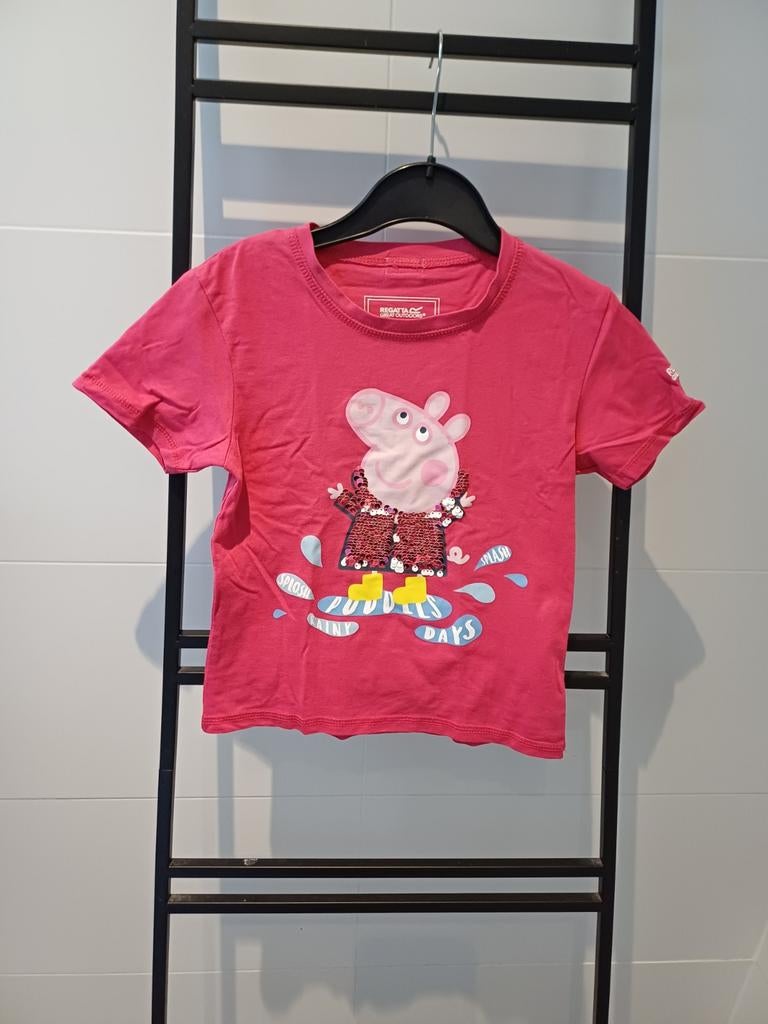 Peppa Pig t-shirt van Regatta, maat 110, Kinderen en Baby's, Gebruikt, Regatta, Meisje, Ophalen of Verzenden