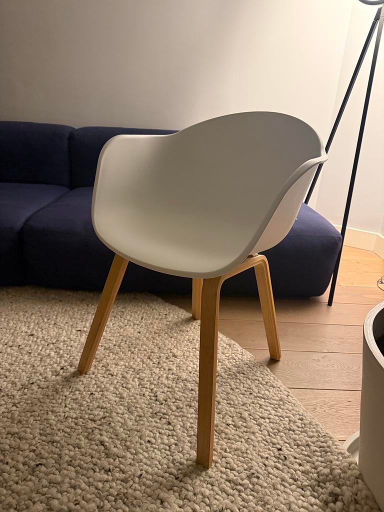 2 Witte Kuipstoelen - Westwing Claire Design, Huis en Inrichting, Stoelen, Ophalen, Kunststof, Twee, Wit