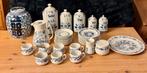 Blauw wit servies verzameling vintage/antiek, Ophalen