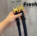 Celine Riem 2cm Gold Embleem - Nieuw!, Kleding | Dames, Minder dan 3 cm, Verzenden, Nieuw, Tailleriem