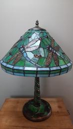 Tiffany tafellamp Libelle groen, Ophalen of Verzenden